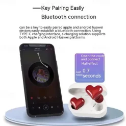 VG18 True Wireless Headphones TWS Earbuds In Ear Bluetooth 5.3 Long Battery Life for Apple Samsung Huawei Xiaomi MI Everyday Use Travel Entertainment