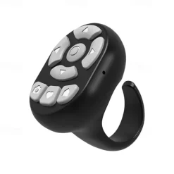 Video mini ring BT remote control shutter for Tiktok Youtube wireless page turner selfie remote controller for Android App