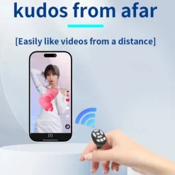 Video mini ring BT remote control shutter for Tiktok Youtube wireless page turner selfie remote controller for Android App