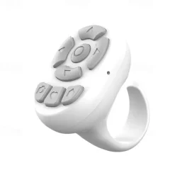 Video mini ring BT remote control shutter for Tiktok Youtube wireless page turner selfie remote controller for Android App