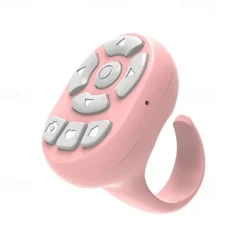 Video mini ring BT remote control shutter for Tiktok Youtube wireless page turner selfie remote controller for Android App