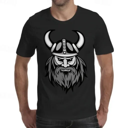 Viking Tattoo T-shirt Print 3D Graphic For Men's Adults' Carnival Masquerade 3D Print Casual Daily