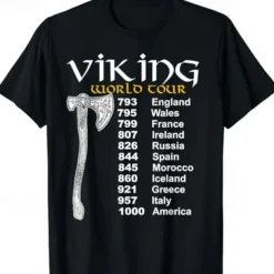 Viking T-shirt Pattern Graphic For Men's Adults' Halloween Carnival Masquerade Hot Stamping Casual Daily