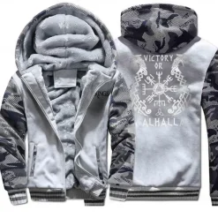 Vikings valhalla Hoodie Anime Outerwear Anime Graphic For Couple's Men's Women's Adults' Hot Stamping Casual Daily