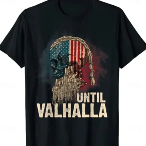Vikings Warriors T-shirt Anime Classic Street Style For Couple's Men's Women's Adults' Hot Stamping Casual Daily