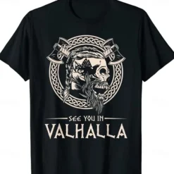 Vikings Warriors T-shirt Anime Classic Street Style For Couple's Men's Women's Adults' Hot Stamping Casual Daily
