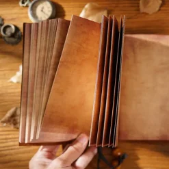 Vintage Leather Journal, Retro Leather bound Notebook, Handmade Writing Notebook Business/Travel