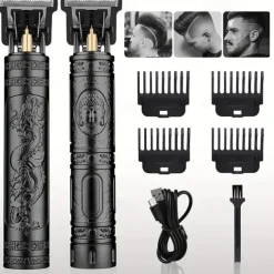Vintage T9 Electric Hair Clipper Trimmer Cordless Hair Cutting Machine Professional Hair Barber Trimmer For Men Suitable For Father's Day Gift