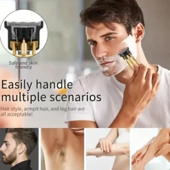 Vintage T9 Electric Hair Clipper Trimmer Cordless Hair Cutting Machine Professional Hair Barber Trimmer For Men Suitable For Father's Day Gift
