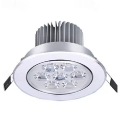 7W 7 LEDs Recessed LED Downlights Ceiling Lights, Warm White/Cold White, 85-265V for Home/Office Easy Install 1pc