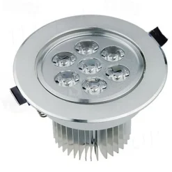 7W 7 LEDs Recessed LED Downlights Ceiling Lights, Warm White/Cold White, 85-265V for Home/Office Easy Install 1pc