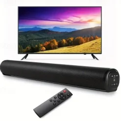 20W Bluetooth Speaker Compatible Home Surround SoundBar Enjoy Theater-Quality Audio for Your TV or PC