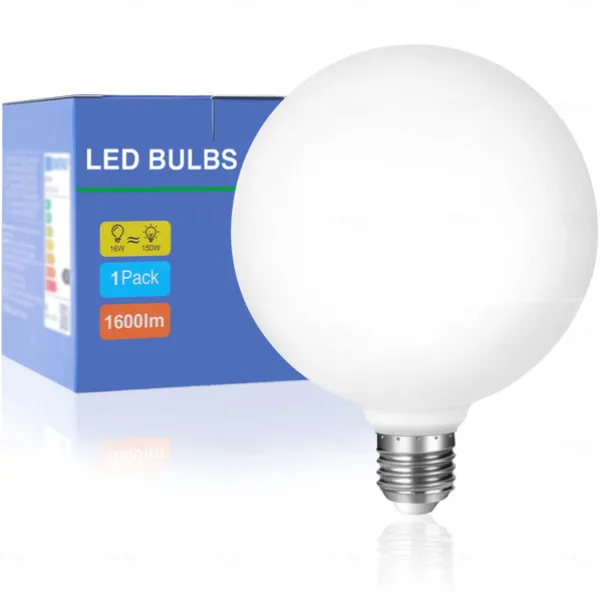16W LED Globe Bulbs 1600 lm E27 G120 14 LED Beads SMD 2835 Warm White 220-240 V