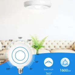 16W LED Globe Bulbs 1600 lm E27 G120 14 LED Beads SMD 2835 Warm White 220-240 V