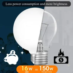 16W LED Globe Bulbs 1600 lm E27 G120 14 LED Beads SMD 2835 Warm White 220-240 V