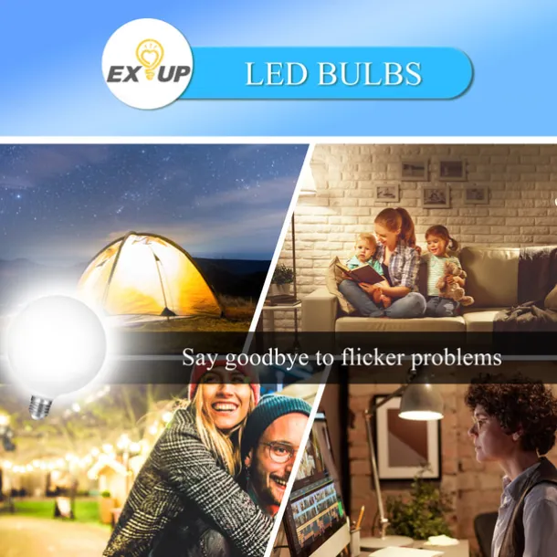 16W LED Globe Bulbs 1600 lm E27 G120 14 LED Beads SMD 2835 Warm White 220-240 V