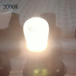 2W LED Globe Bulbs 150lm B15 T22 6LED Beads SMD 2835 Warm White Whit e AC110V/220V