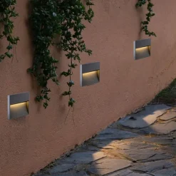 5W Outdoor Wall Light LED Waterproof IP65 Wall Lamp AC/D12V Safety Voltage Deck Lamp Bar Lamp Ladder Lamp Landscape Lamp Die Cast Aluminum 3000K Warm White Optional AC85-265V 2PCS 6PCS