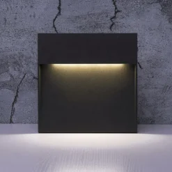 5W Outdoor Wall Light LED Waterproof IP65 Wall Lamp AC/D12V Safety Voltage Deck Lamp Bar Lamp Ladder Lamp Landscape Lamp Die Cast Aluminum 3000K Warm White Optional AC85-265V 2PCS 6PCS