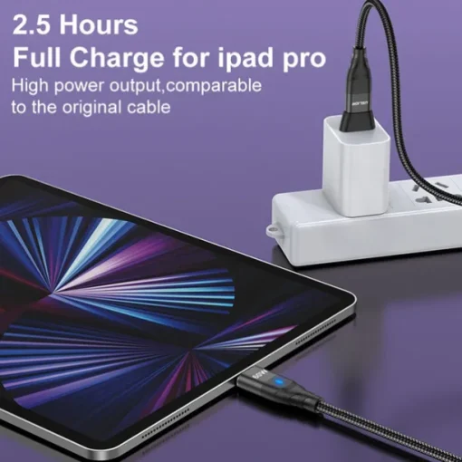 60W PD Fast Charger Cable USB C to Type C Micro Magnetic Data Cable 3A USB Cable for iPhone 13 Macbook Huawei Samsung