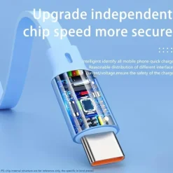 100W Super Fast Charge 3-in-1 Retractable Charging Cable For Apple Android Type-C USB Charge Car Multifunctional Mobile Phone Electronic Accessories