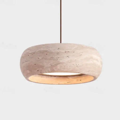 Wabi-Sabi Bedside Chandelier Cave Stone Restaurant Bar Vintage Creative Lamps Vestibule LED Pendant Light 20cm 110-240V