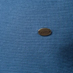 Waffle Henley T-Shirt Men Long Sleeve Basic Breathable Men's Tops Tee Shirts New Autumn Solid Color T Shirt For Men