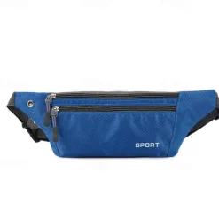 Waist Bag Men and Women Outdoor Sports Mobile Phone Waist Bag Nylon Waterproof Running Waist Bag Close-fitting Messenger Bag