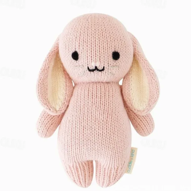 Waldorf Doll Accessories Handmade Soft Baby Bunny Girl Accompany Rag Dolls Birthday Gift Knitted Doll Cute Girls Plush Doll Stuffed Toy Personalized Woven Doll Kit