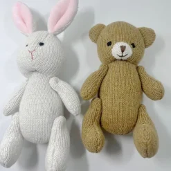 Waldorf Doll Accessories Handmade Soft Girl Accompany Rag Dolls Birthday Gift Knitted Doll Cute Girls Plush Doll Stuffed Toy Personalized Woven Doll Kit