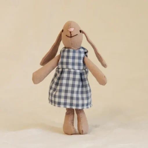Waldorf Doll Accessories Handmade Soft Bunny Girl Accompany Rag Dolls Birthday Gift Knitted Doll Cute Girls Plush Doll Stuffed Toy Personalized Woven Doll Kit