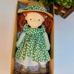 Waldorf Doll Handmade Pure Cotton Doll Changing Clothes Soft and Cute Plush Puppet Female Children's Toys