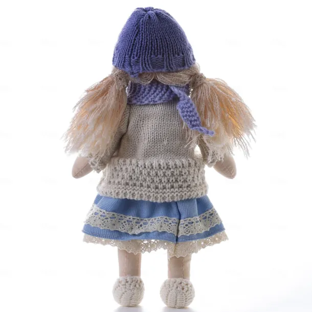 Waldorfdoll Cotton Waldorf Doll Figure Artist Handmade Festival Thumb for Christmas Gifts