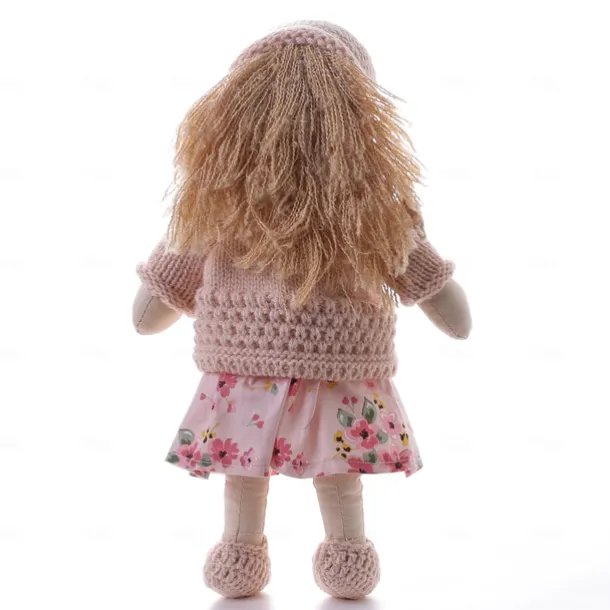 Waldorfdoll Cotton Waldorf Doll Figure Artist Handmade Festival Thumb for Christmas Gifts