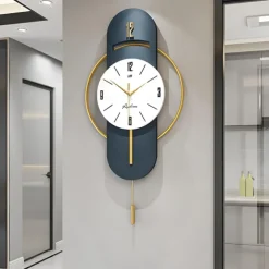 Wall Clock Quartz Silent Suspension Full Size Pendulum Electronic Wall Clock Bedroom Home Silent Wall Clock Wall Clock