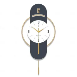 Wall Clock Quartz Silent Suspension Full Size Pendulum Electronic Wall Clock Bedroom Home Silent Wall Clock Wall Clock