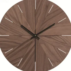 Wall Clock Simple Modern Design Wooden Clocks for Bedroom Wood Wall Watch Home Decor Silent Digital Large Wall Clock Kitchen Solid Wood Wall Clock Mute Clock Living Room Home Office Quartz 30 cm