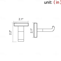 Wall Hooks for Coats,Chrome Stainless Steel Robe Hooks,Wall Mounted Coat Hooks For Bathroom,Bedroom,Kitchen