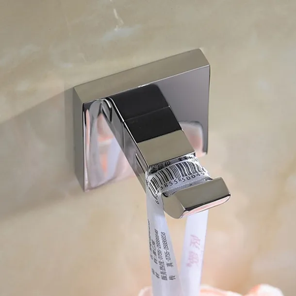 Wall Hooks for Coats,Chrome Stainless Steel Robe Hooks,Wall Mounted Coat Hooks For Bathroom,Bedroom,Kitchen