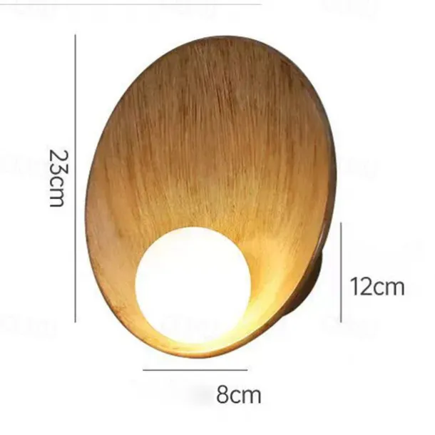 Wall Lamp Lights Resin Wall Lights LED 9.1in Glass Wall Lamp Indoor Corridor Aisle Stairs Lighting Fixture for Living Room Bedroom Den Art Design Wall Sconces 110-240V 5W