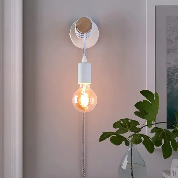 Wall Lamps Cute Creative Vintage Traditional Classic Wall Sconces Indoor Wall Lights Dining Room Shops Cafes Wood Wall Light US Plug