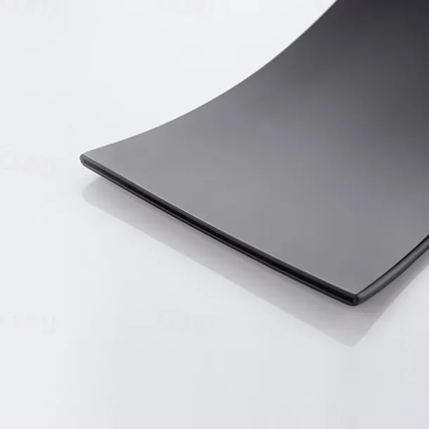 Wall Mount Bathroom Sink Mixer Faucet Matte Black, Concealed Washroom Basin Taps Waterfall Spout Single Handle 2 Hole, Rough in Valve Mixer Bathtub Taps