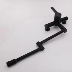 Wall Mounted Kitchen Sink Mixer Faucet, Foldable Pot Filler Facuet,Single Handle Two Holes Folding Taps, Electroplated / Painted Finishes Pull-out / Pull-down / Pot Filler Wall Mounted / Brass