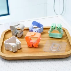 Wall Mounted Mop Organizer Holder Broom Hanger Bathroom Hook Rack Kitchen Storage Tool Seamless Adhesive Home Clip Hanging