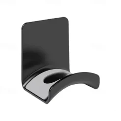 Wall Mounted Punchless Headphone Holder Bracket Storage Hook Paste Under Desk Hanging Headphone Holder