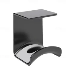 Wall Mounted Punchless Headphone Holder Bracket Storage Hook Paste Under Desk Hanging Headphone Holder