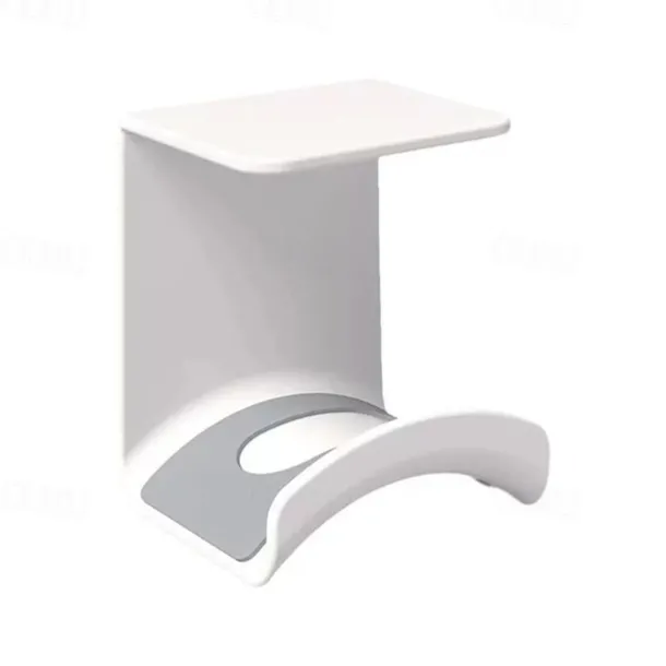 Wall Mounted Punchless Headphone Holder Bracket Storage Hook Paste Under Desk Hanging Headphone Holder