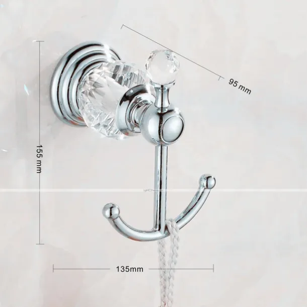 Wall Mounted Silver Bathroom Hardware Towel Bar, Robe Hook, Towel Holder, Toilet Paper Holder, 304Stainless Steel - for Home and Hotel bathroom