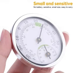 Wall Mounted Thermometer Hygrometer Mini Humidity Meter Gauge For Room Household Portable Hygrometer Weather Station