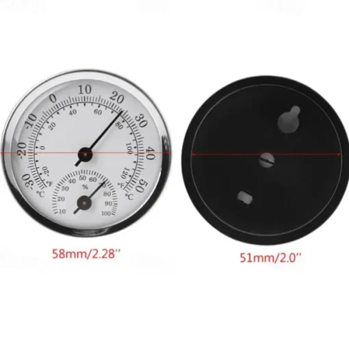 Wall Mounted Thermometer Hygrometer Mini Humidity Meter Gauge For Room Household Portable Hygrometer Weather Station